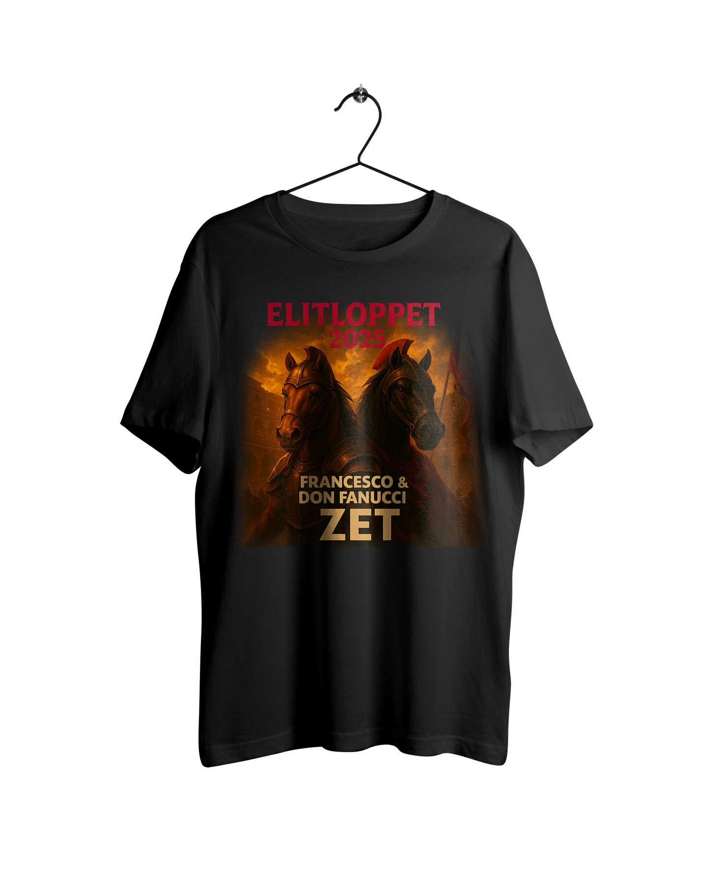 Elitloppet 2025 Gladiator T-shirt svart
