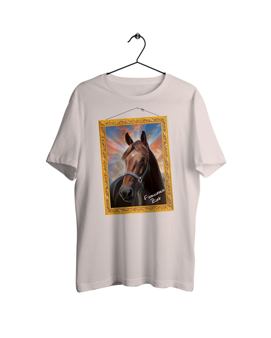 Francesco zet Konst t-shirt Vintage White