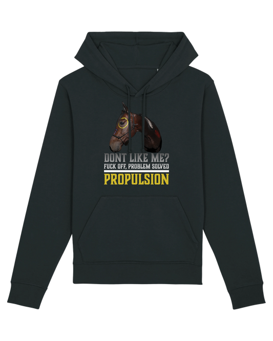 DON'T LIKE ME? Propulsion Hoodie Svart