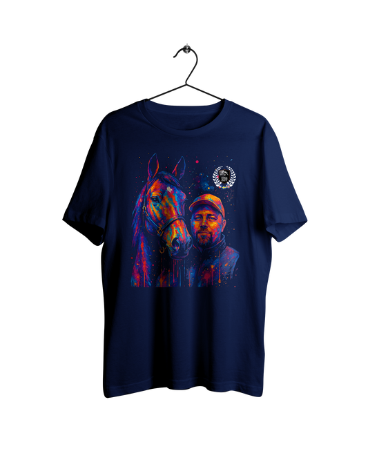 Målning T-shirt Navy